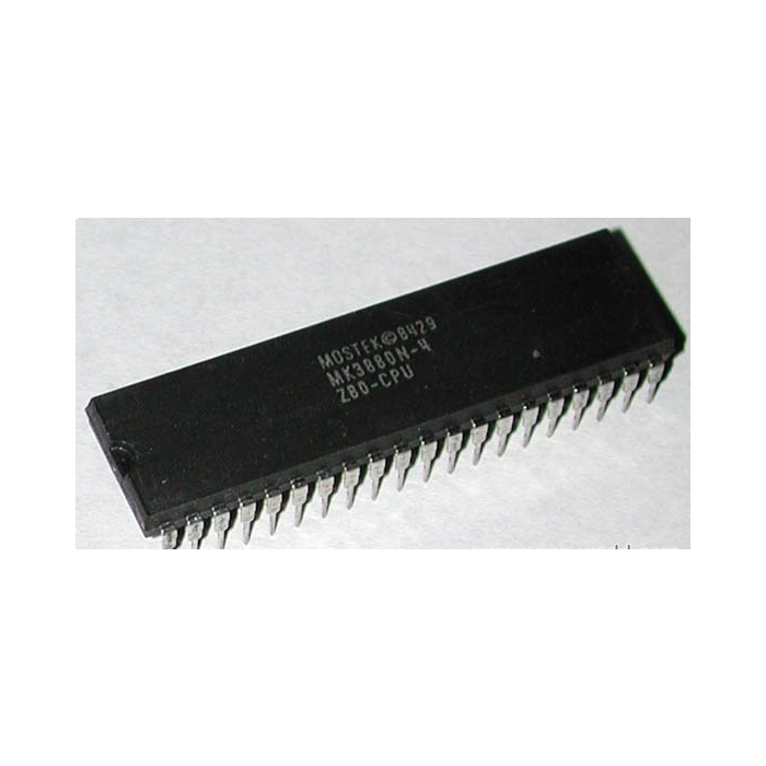MOSTEK - Z80CPU - MK3880N-4 - 0-70C 4MHZ PROC New 40-dip