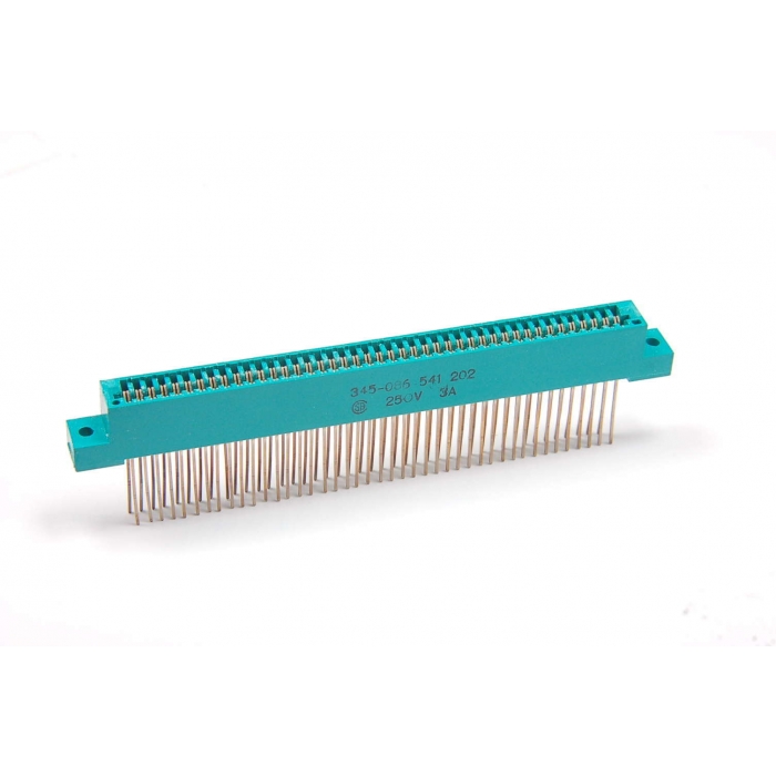 EDAC - 345-086-541-202 - Connector, PCB edge. 86 Wire Wrap Contacts.