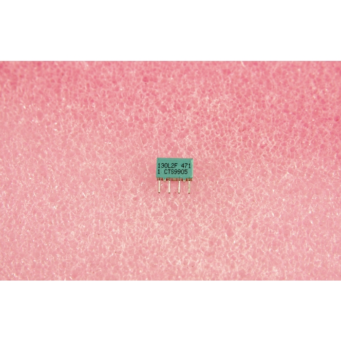 CTS - WP-90130L2F471 - Resistor, network. 470 Ohm, 4 Sip.  