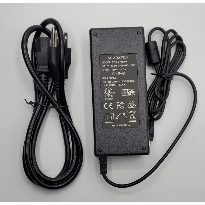 solidaritet øjenbryn Afslag Universal - TDX-2404000 - Switching Power Supply / AC Adapter Output 24VDC  4.0Amps 96 Watts