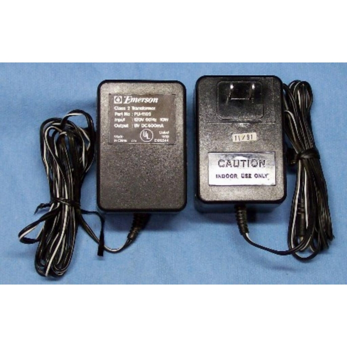 EMERSON - PU-1169 - AC to DC Power Adapter. Output: 8VDC 600mA DC.
