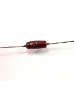 Memcor Tru Ohm - VL3-1R - Resistor, Ceramic. 1 Ohm 3W, Wirewound.