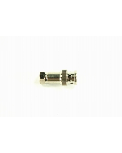 Calrad - 75-527 - Connector, audio. Video adapter, BNC male to F male. 