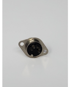 Unidentified MFG - XLR, 5 PIN, MALE PANEL MOUNT XLR,  Industrial Stainless Steel Construction.