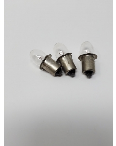 Norelco - PR12 -Miniature Bulbs. 6V. 0.5 A, 3Watt. Mount: Flange. Package of 10.