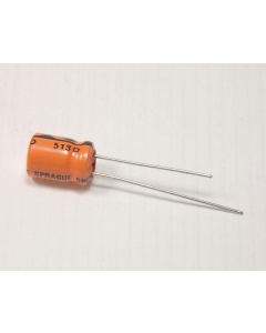 Vishay Sprague - 513D107M025BB4 - Electrolytic. 100uF 25V Radial. Package of 5.