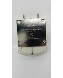 International Instruments - Model 1136 - 1136VC 200uA - DC EDGEWISE - Meter, Edgewise Panel. 200-0-200 uADC Zero-Center.