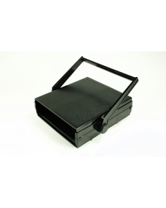 PacTec - CH250 Black - Portable Project Enclosure with Handle /Stand, 9.25" x8.5".  