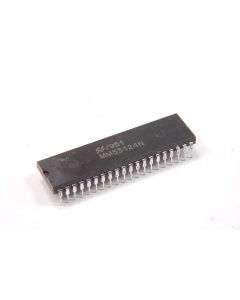 National Semiconductor Corp - MM53124N - IC. Digital Clock, 40-Dip.